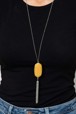 Got A Good Thing Glowing Yellow Necklace Paparazzi Accessories