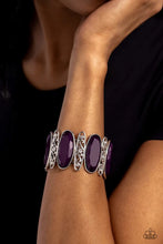 Load image into Gallery viewer, Saturated Sparkle Purple Bracelet Paparazzi Accessories