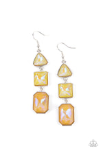 Load image into Gallery viewer, Cosmic Culture Yellow Earring Paparazzi Accessories