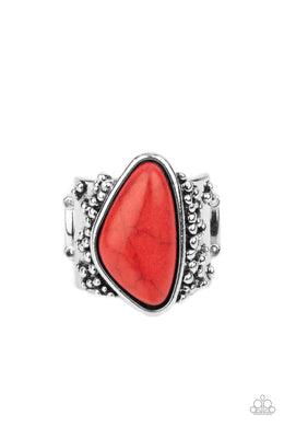 Soul Trek Red Stone Ring Paparazzi Accessories