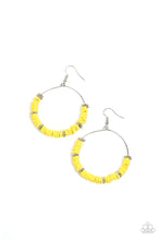 Load image into Gallery viewer, Loudly Layered Yellow Earrings Paparazzi Accessories