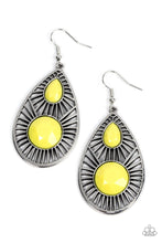 Load image into Gallery viewer, Prima Donna Diva Yellow Earrings Paparazzi Acessories