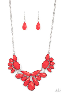 A Passing FAN-cy Red Necklace Paparazzi Accessories