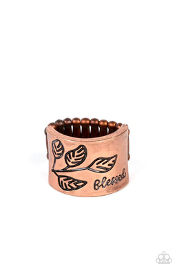 Blessed With Bling Copper Ring Paparazzi Accessories