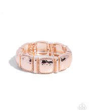 Load image into Gallery viewer, Textured Tranquility - Rose Gold Paparazzi Accessories