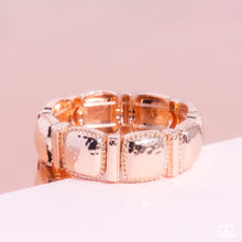 Load image into Gallery viewer, Textured Tranquility - Rose Gold Paparazzi Accessories