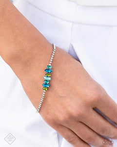 blue,fashion fix,Lobster Claw Clasp,rhinestones,Feminine Faith - Blue