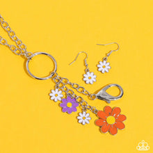 Load image into Gallery viewer, Floral Fantasia Multi Floral Lanyard Paparazzi Accessories