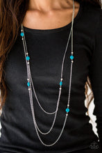 Load image into Gallery viewer, So Shore Of Yourself Blue Necklace Paparazzi Accessories