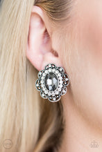Load image into Gallery viewer, Dine and Dapper Silver Clip-On Earring Paparazzi Accessories