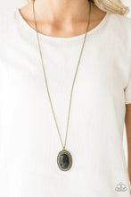 Load image into Gallery viewer, Practical Prairie - Brass Necklace Paparazzi Accessories