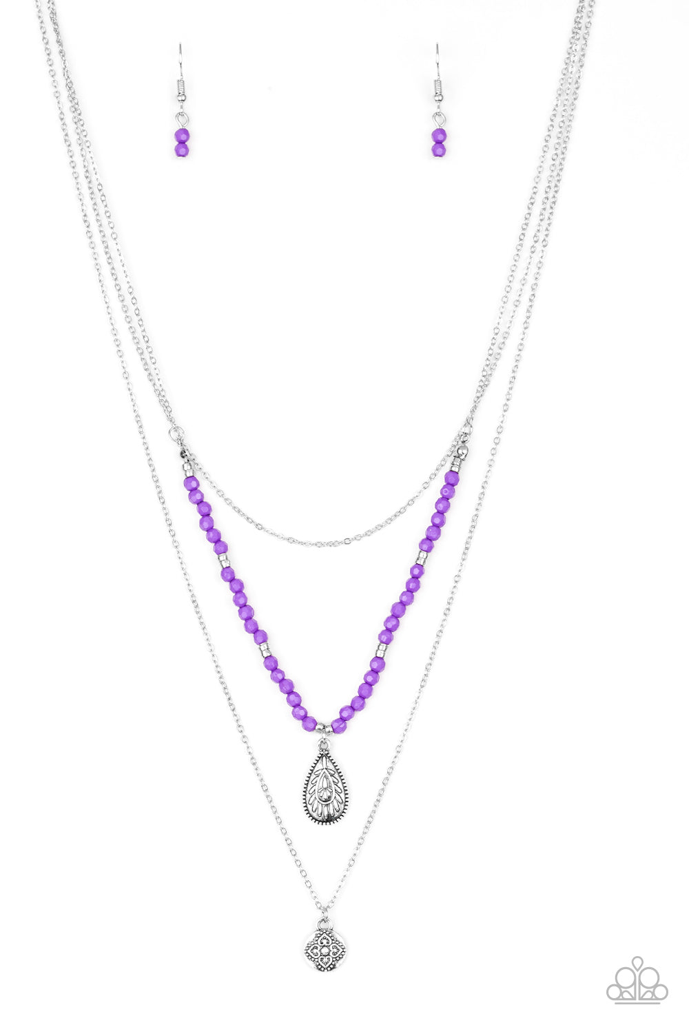 Mild Wild - Purple Necklace Paparazzi Accessories