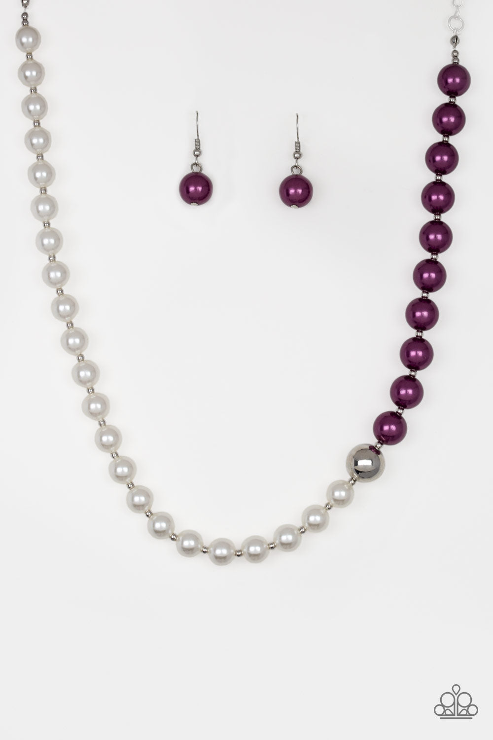 5th Avenue A-Lister Purple Pearl Necklace Paparazzi Accessories