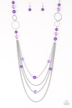 Load image into Gallery viewer, Bubbly Bright - Purple Necklace Paparazzi Accessories