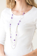 Load image into Gallery viewer, Bubbly Bright - Purple Necklace Paparazzi Accessories