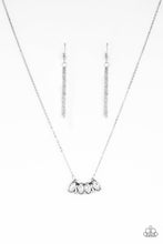 Load image into Gallery viewer, Deco Decadence - White Rhinestone Necklace Paparazzi Accessories