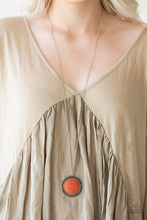 Load image into Gallery viewer, Run Out Of RODEO Orange Necklace Paparazzi Accessories