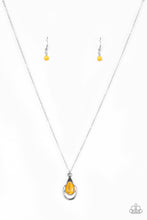 Load image into Gallery viewer, Just Drop It Yellow Moonstone Necklace Paparazzi Accessories