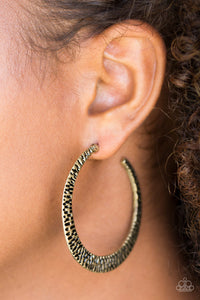 brass,Hoops,post,BEAST Friends Forever - Brass Earrings