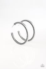 Load image into Gallery viewer, This Is My Tribe Silver Hoop Earring Paparazzi Accessories