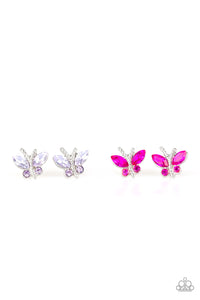 butterfly,post,rhinestones,Rhinestone Butterfly Starlet Shimmer Earrings