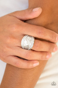 silver,Wide Back,Sunset Groove - Silver Ring