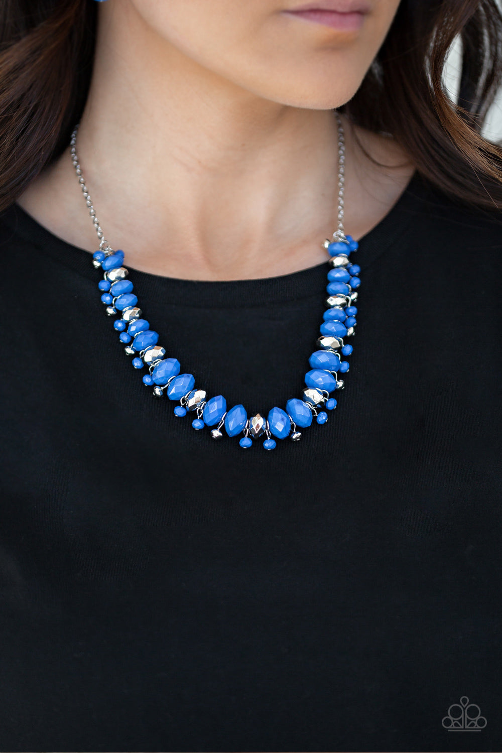 Brags to Riches - blue Necklace Paparazzi Accessories