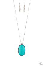 Load image into Gallery viewer, Stone Stampede Blue Necklace Paparazzi Accessories