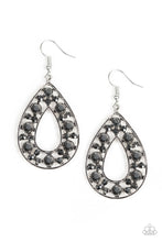 Load image into Gallery viewer, Midnight Magic Silver Earrings Paparazzi Accessories