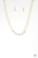 Load image into Gallery viewer, Posh Boss - White Necklace Paparazzi Accessories