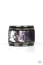 Load image into Gallery viewer, Heads or MERMAID Tails Purple Sequin Wrap Paparazzi Accessories