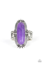 Load image into Gallery viewer, Desert Tranquility - Purple Stone Ring Paparazzi Accessories