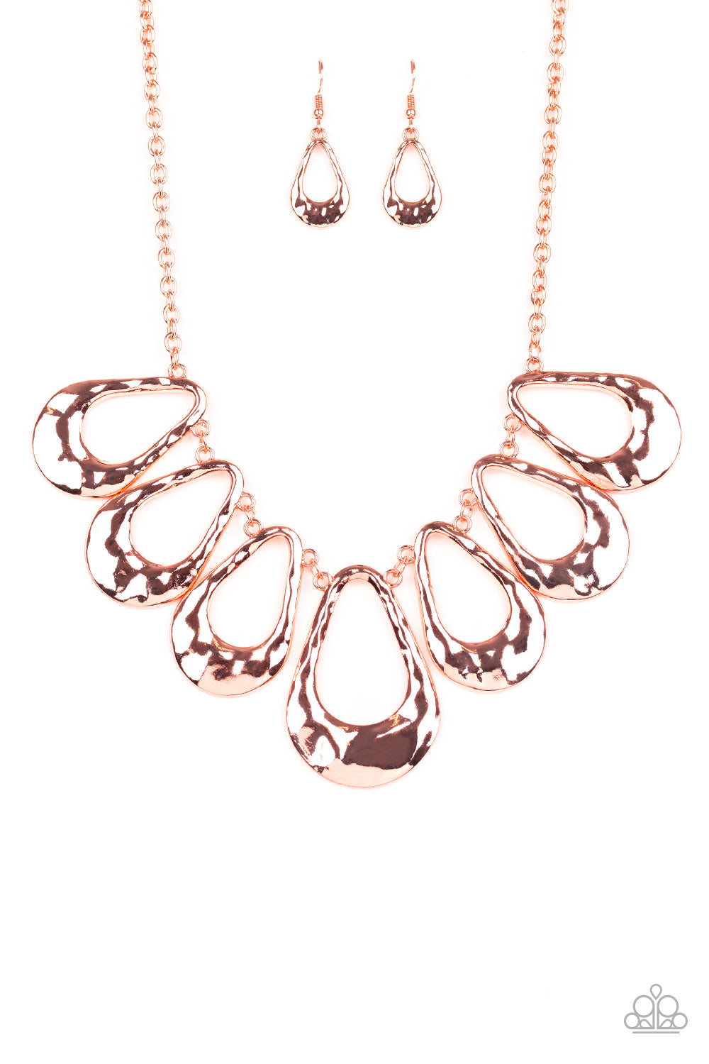 Teardrop Envy - Copper Necklace Paparazzi Accessories