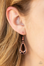 Load image into Gallery viewer, Teardrop Envy - Copper Necklace Paparazzi Accessories