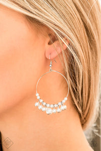 fishhook,pearls,white,The PEARL-fectionist White Pearl Earrings