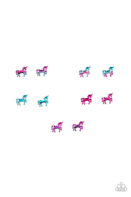 Unicorn Starlet Shimmer Earrings Paparazzi Accessories