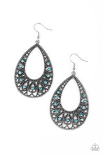Load image into Gallery viewer, Love To Be Loved Blue Earrings Paparazzi Accessories