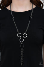 Load image into Gallery viewer, Metro Mechanics - Black Necklace Paparazzi Accessories