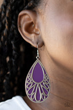 Load image into Gallery viewer, Loud And Proud Purple Earring Paparazzi Accessories