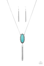 Load image into Gallery viewer, Ethereal Eden - Blue Stone Necklace Paparazzi Accessories