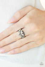 Load image into Gallery viewer, Lotus Crowns - Silver Ring Paparazzi Accessories