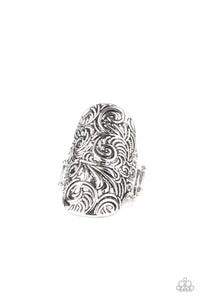 silver,Wide Back,Paisley Paradise - Silver Ring