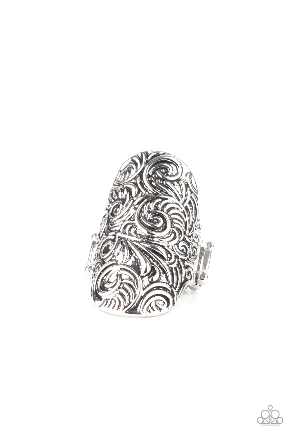 Paisley Paradise - Silver Ring Paparazzi Accessories