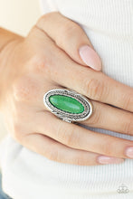 Load image into Gallery viewer, Primal Instincts - Green Ring Paparazzi Accessories