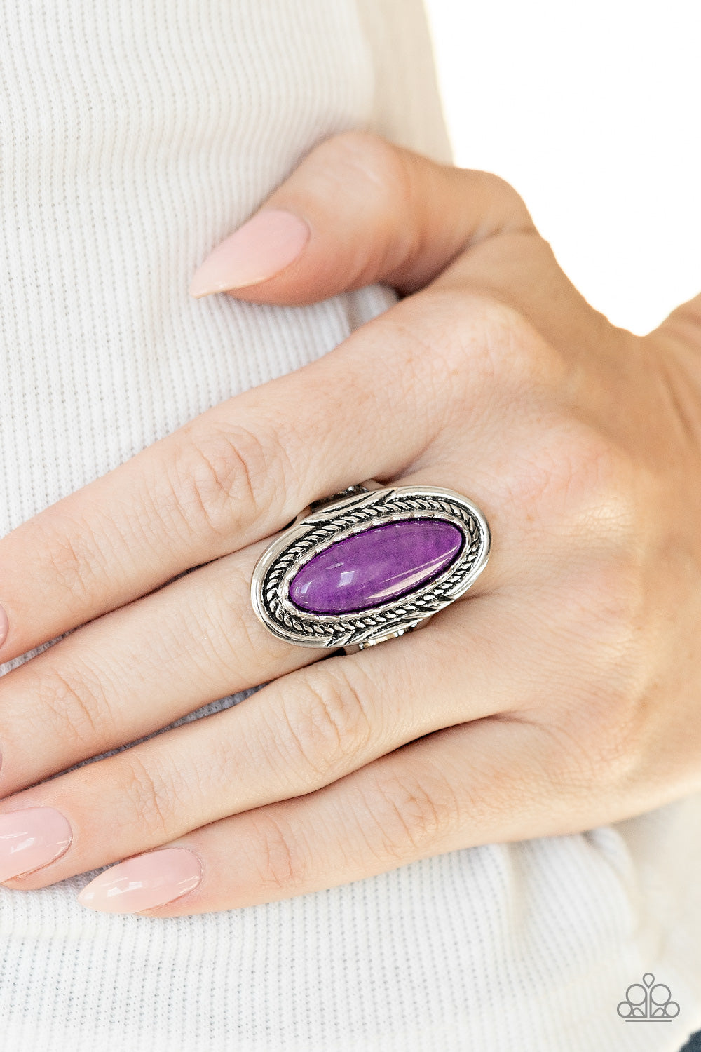 Primal Instincts - Purple Ring Paparazzi Accessories