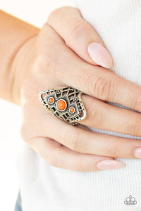 orange,Wide Back,Desert Dreamland - Orange Ring