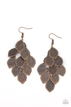 Load image into Gallery viewer, Loud and Leafy - Copper Earrings Paparazzi Accessories