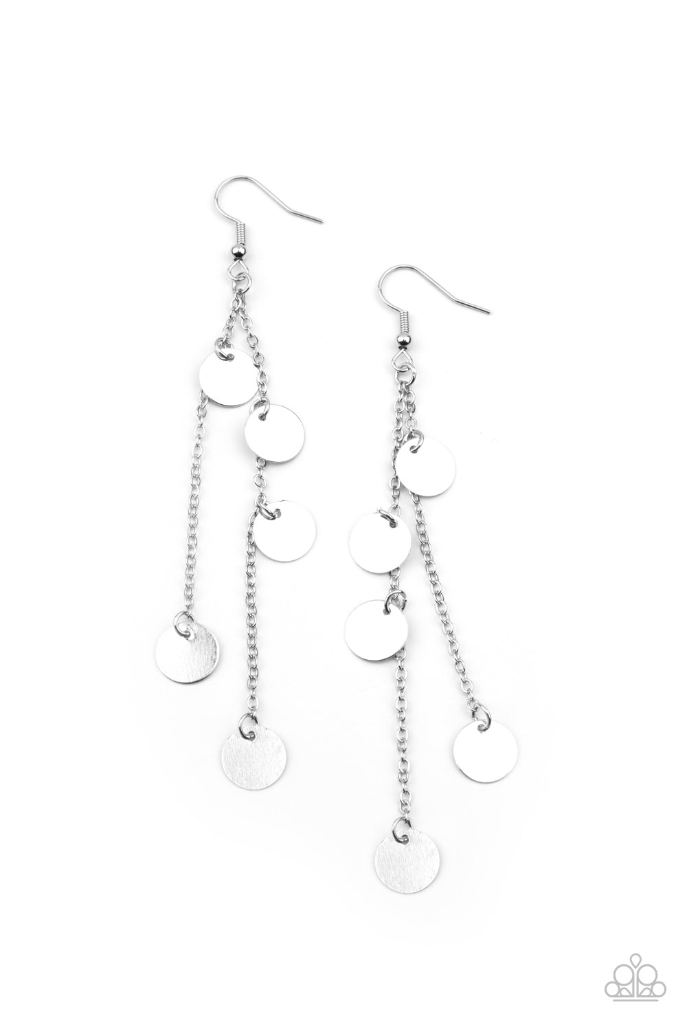 Take A Good Look - Silver Earrings Paparazzi Accessories