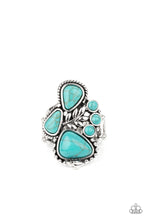 Load image into Gallery viewer, Mystical Mesa - Blue Stone Ring Paparazzi Accessories