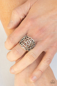 silver,Wide Back,Get Your FRILL - Silver Ring